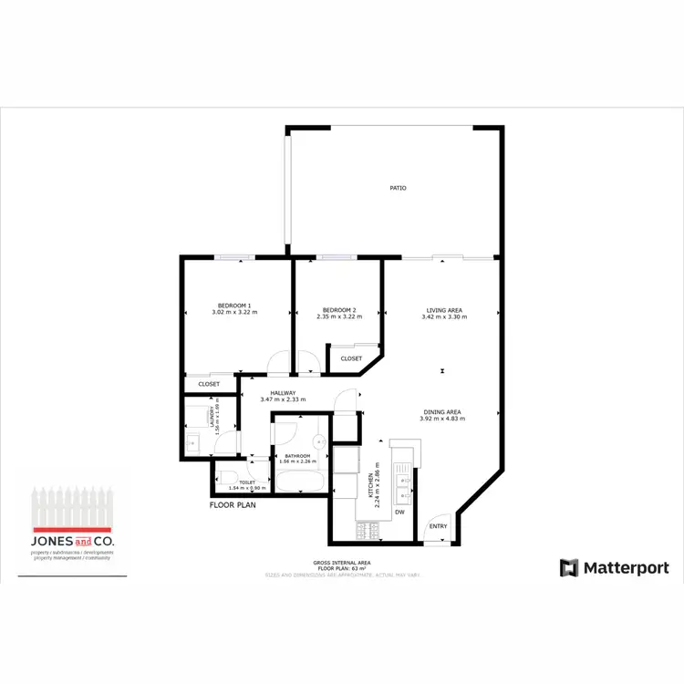 Floorplan of Homely apartment listing, 6/182 James Street, Northbridge WA 6003