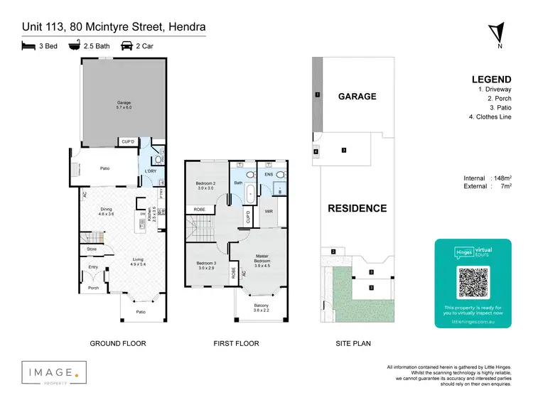 Floorplan of Homely townhouse listing, 113/80 Mcintyre Street, Hendra QLD 4011