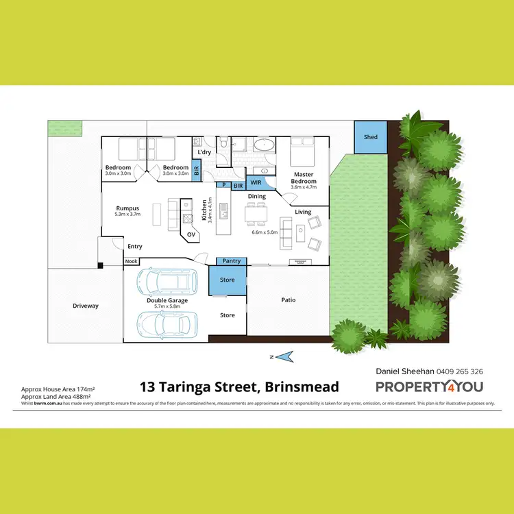 Floorplan of Homely house listing, 13 Taringa Street, Brinsmead QLD 4870