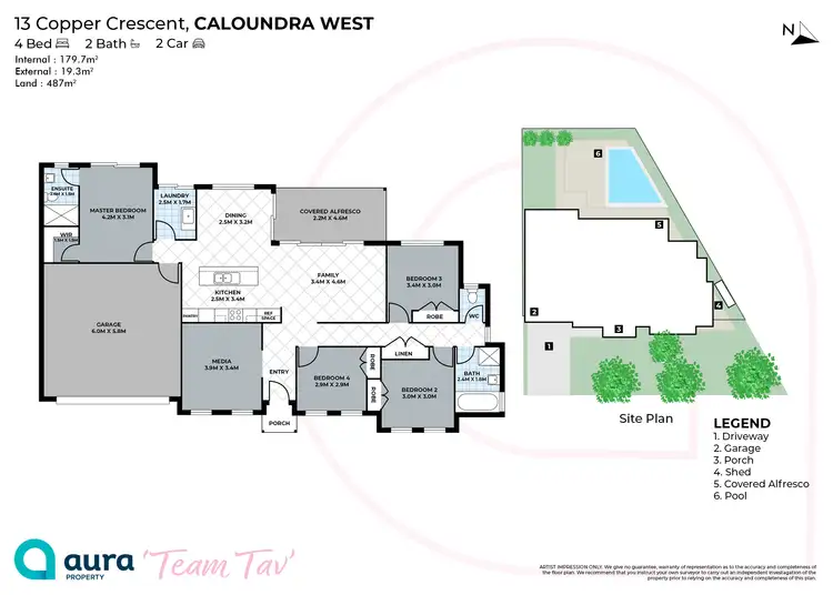 Floorplan of Homely house listing, 13 Copper Crescent, Caloundra West QLD 4551