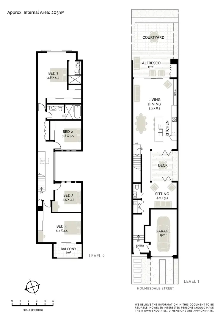 Floorplan of Homely house listing, 8 Holmesdale Street, Marrickville NSW 2204