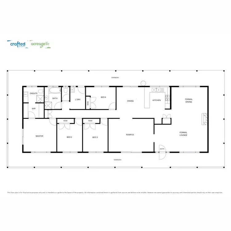 Floorplan of Homely rural property listing, 46 Farm Road, Greenbank QLD 4124