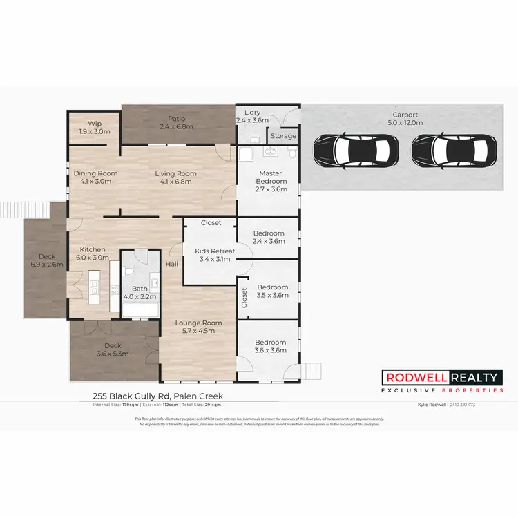Floorplan of Homely house listing, 255 Black Gully Road, Palen Creek QLD 4287