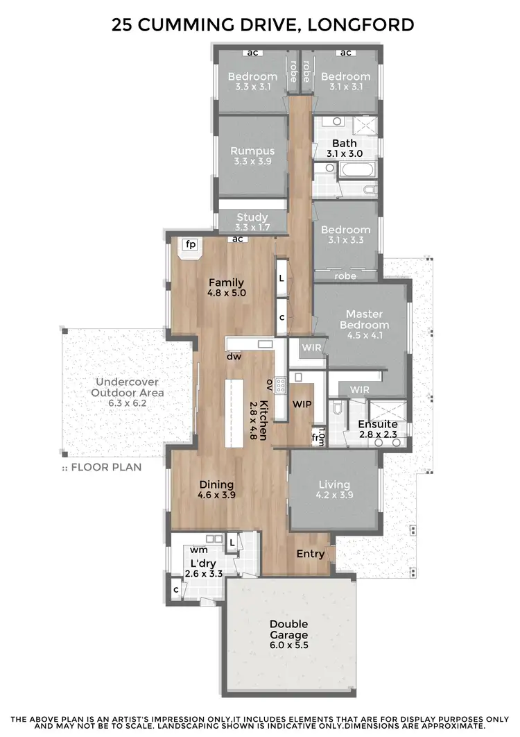 Floorplan of Homely house listing, 25 Cumming Drive, Longford VIC 3851