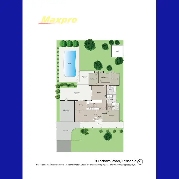 Floorplan of Homely house listing, 8 Latham Road, Ferndale WA 6148