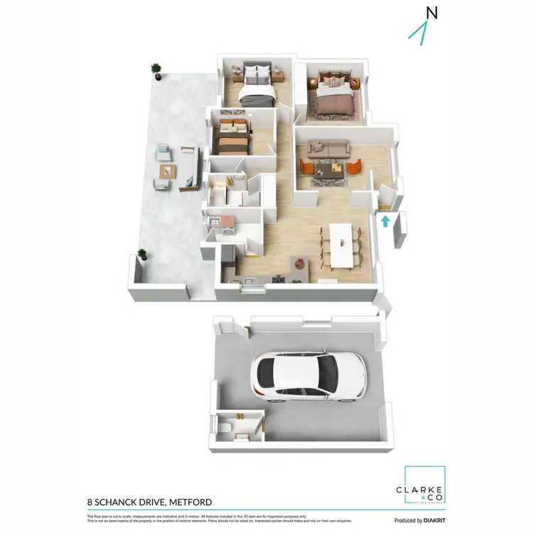Floorplan of Homely house listing, 8 Schanck Drive, Metford NSW 2323
