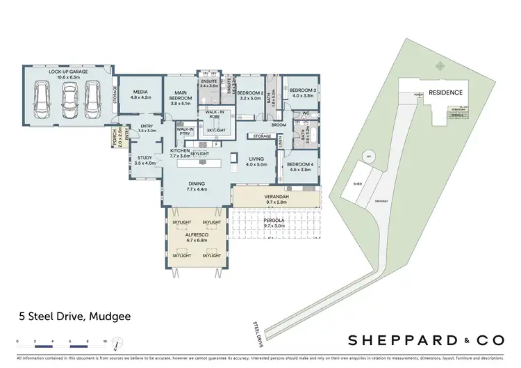 Floorplan of Homely house listing, 5 Steel Drive, Mudgee NSW 2850