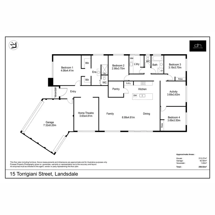 Floorplan of Homely house listing, 15 Torrigiani Street, Landsdale WA 6065