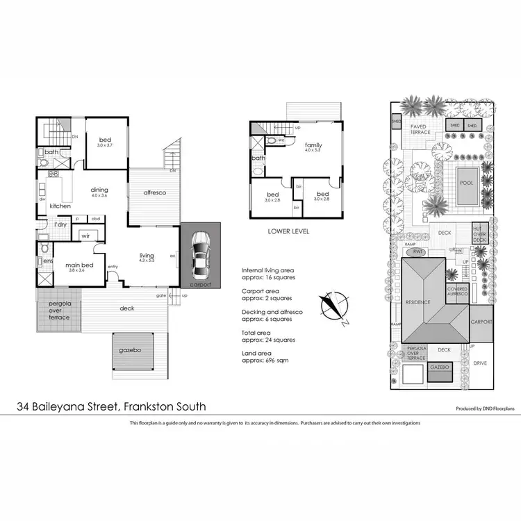 Floorplan of Homely house listing, 34 Baileyana Street, Frankston South VIC 3199