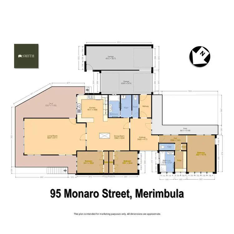 Floorplan of Homely house listing, 95 Monaro Street, Merimbula NSW 2548