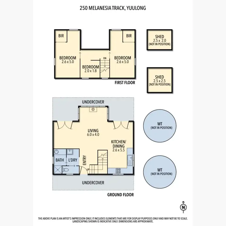 Floorplan of Homely rural property listing, 250 Melanesia Track, Yuulong VIC 3237