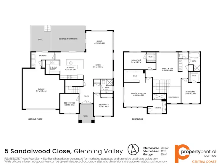 Floorplan of Homely house listing, 5 Sandalwood Close, Glenning Valley NSW 2261