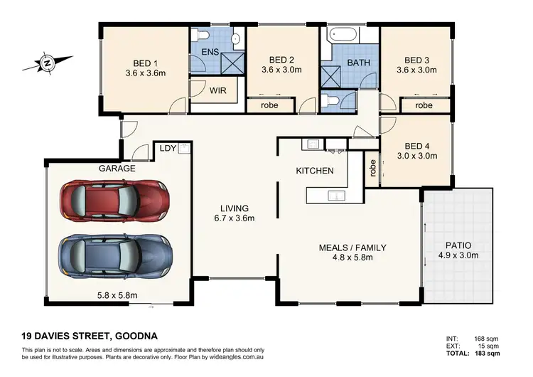 Floorplan of Homely house listing, 19 Davies Street, Goodna QLD 4300