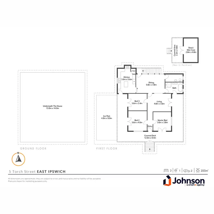 Floorplan of Homely house listing, 5 Torch Street, East Ipswich QLD 4305
