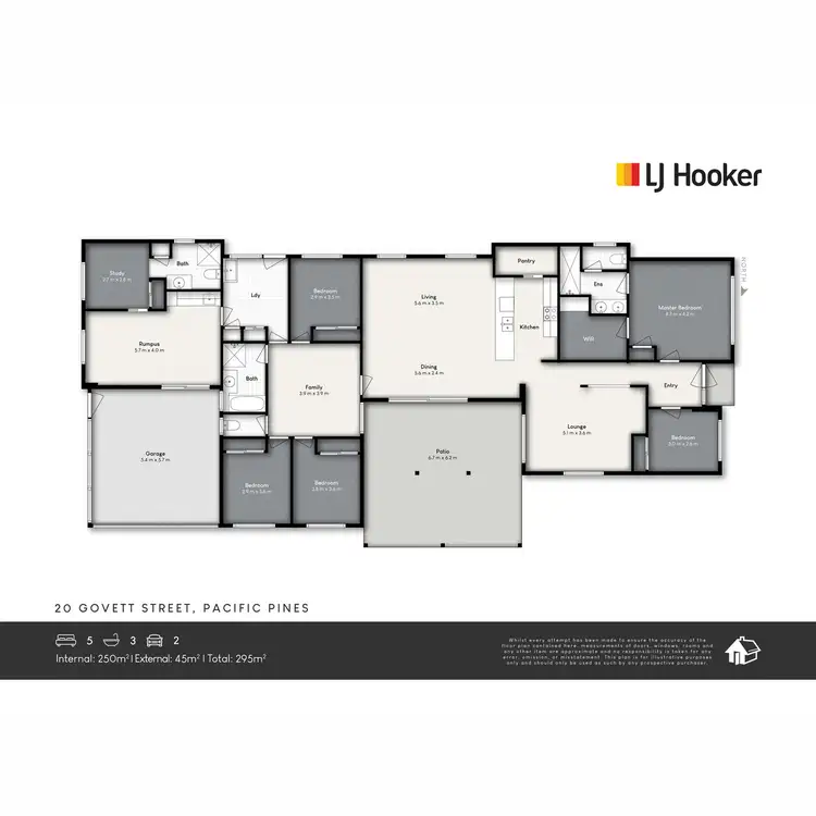 Floorplan of Homely house listing, 20 Govett Street, Pacific Pines QLD 4211