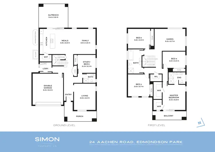 Floorplan of Homely house listing, 24 Aachen Road, Edmondson Park NSW 2174