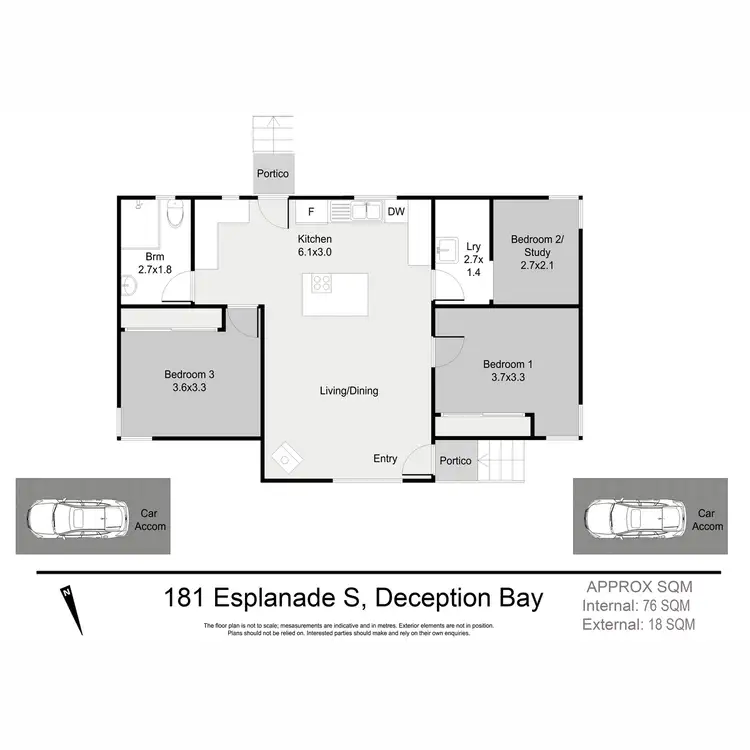 Floorplan of Homely house listing, 181 Esplanade South, Deception Bay QLD 4508