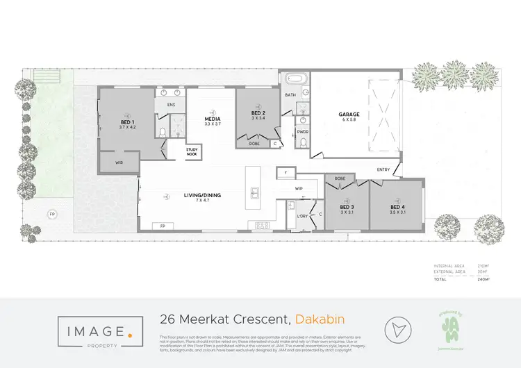 Floorplan of Homely house listing, 26 Meerkat Crescent, Dakabin QLD 4503
