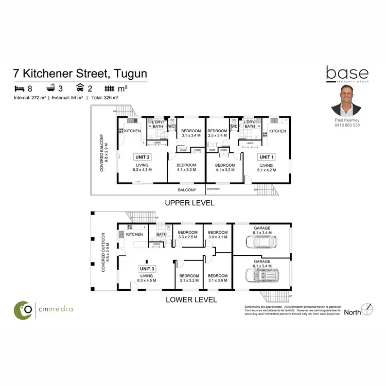 Floorplan of Homely block of units listing, 7 Kitchener Street, Tugun QLD 4224
