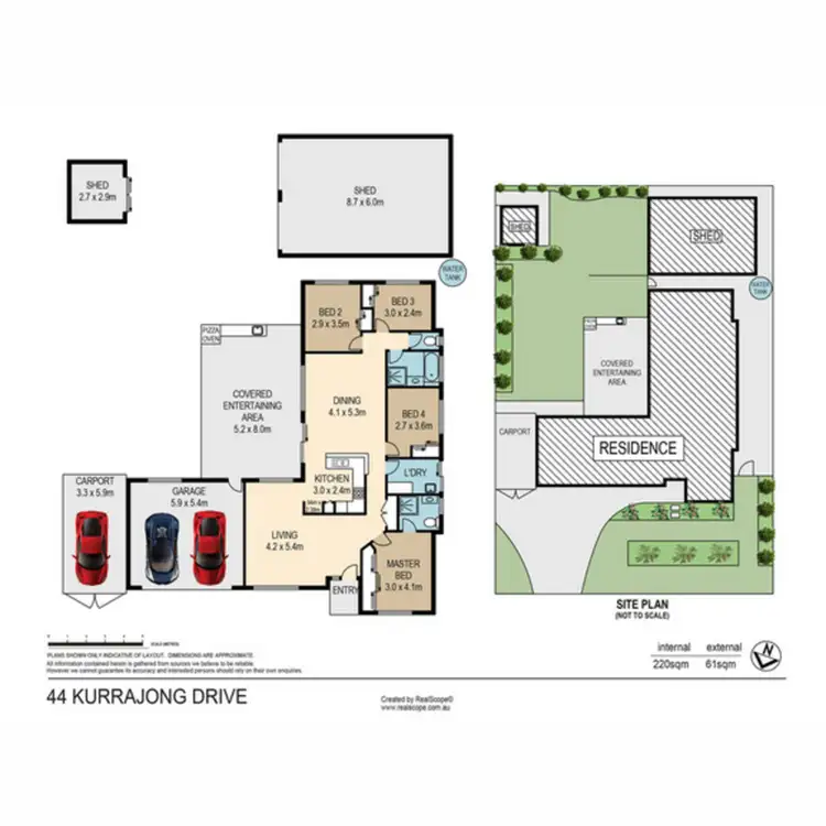 Floorplan of Homely house listing, 44 Kurrajong Drive, Warner QLD 4500