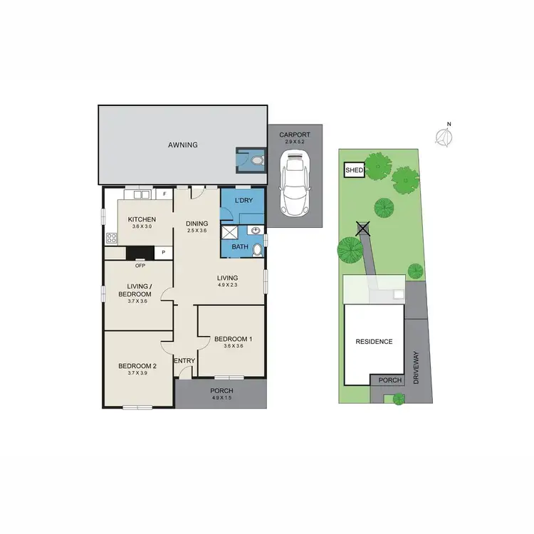 Floorplan of Homely house listing, 4 Foster Street, Cessnock NSW 2325