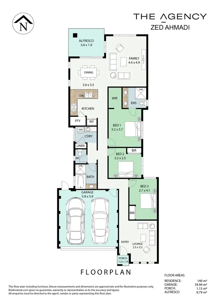 Floorplan of Homely house listing, 59 Leschenault Loop, Banksia Grove WA 6031