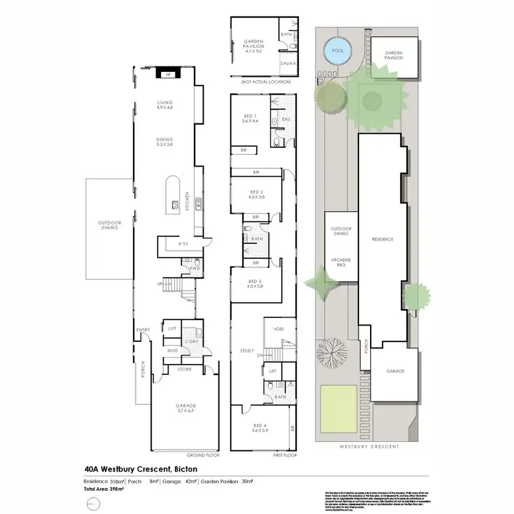 Floorplan of Homely house listing, 40A Westbury Crescent, Bicton WA 6157