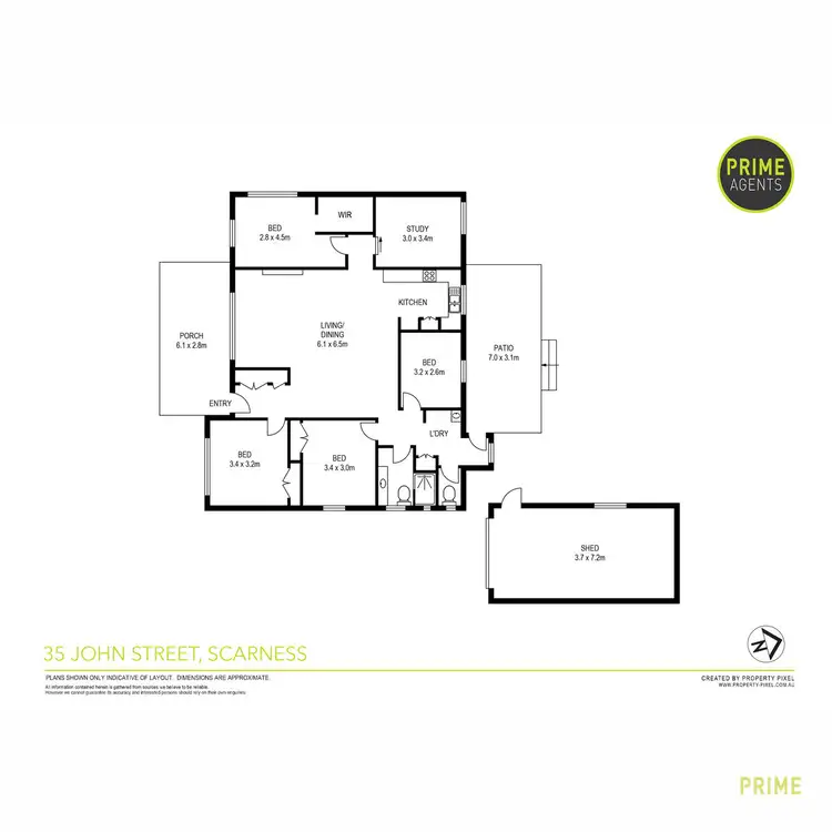 Floorplan of Homely house listing, 35 John Street, Scarness QLD 4655
