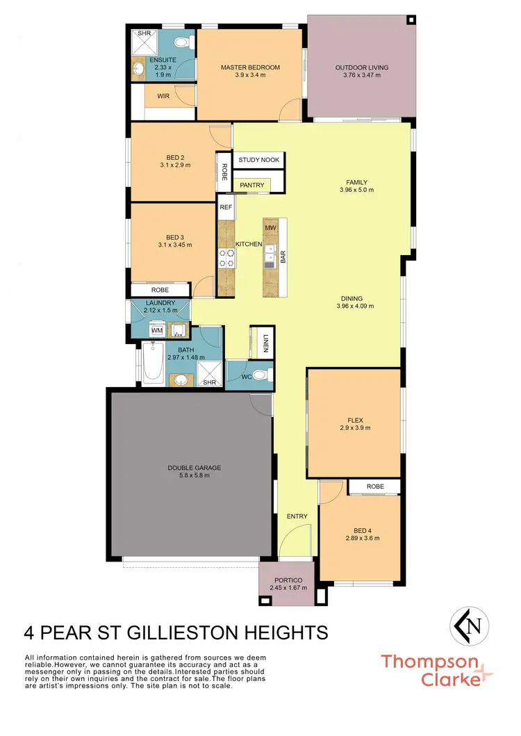 Floorplan of Homely house listing, 4 Pear Street, Gillieston Heights NSW 2321