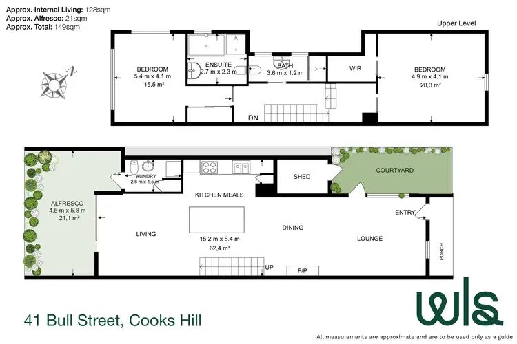 Floorplan of Homely terrace listing, 41 Bull Street, Cooks Hill NSW 2300
