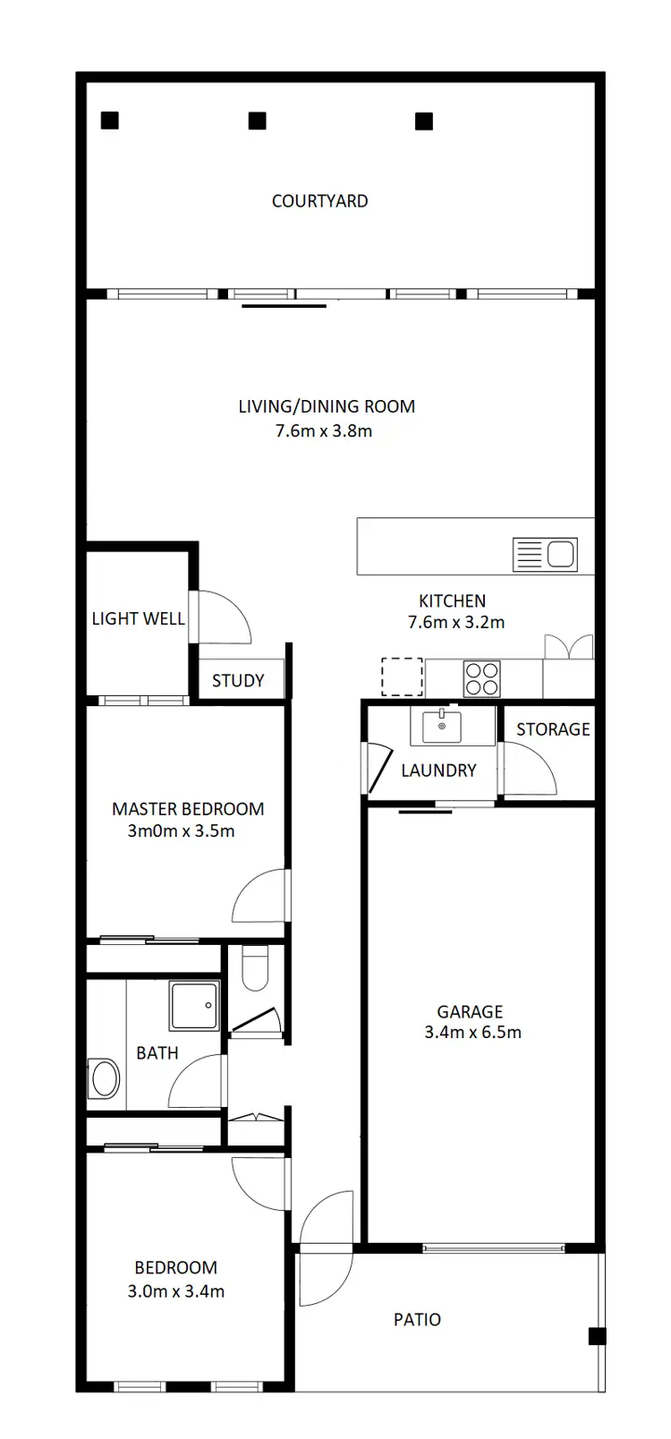 Floorplan of Homely house listing, 39 Railway Avenue, Yackandandah VIC 3749