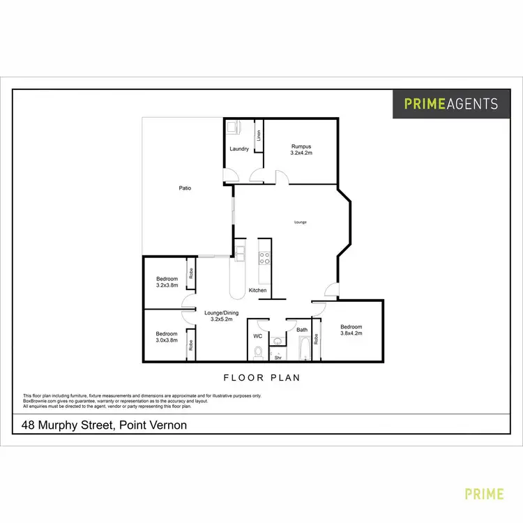 Floorplan of Homely house listing, 48 Murphy Street, Point Vernon QLD 4655