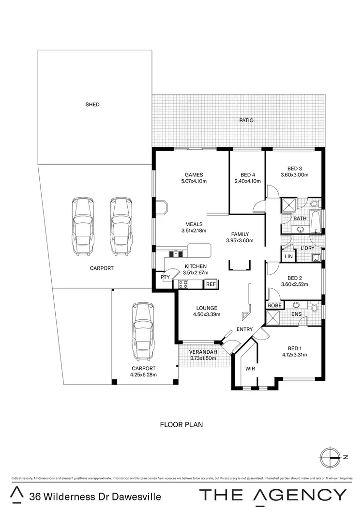 Floorplan of Homely house listing, 36 Wilderness Drive, Dawesville WA 6211
