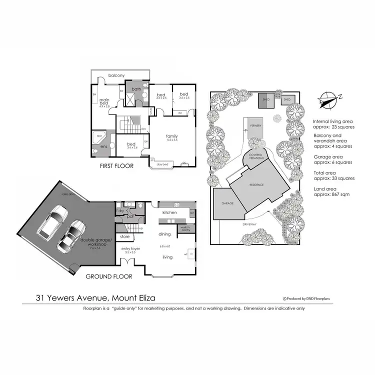 Floorplan of Homely house listing, 31 Yewers Avenue, Mount Eliza VIC 3930