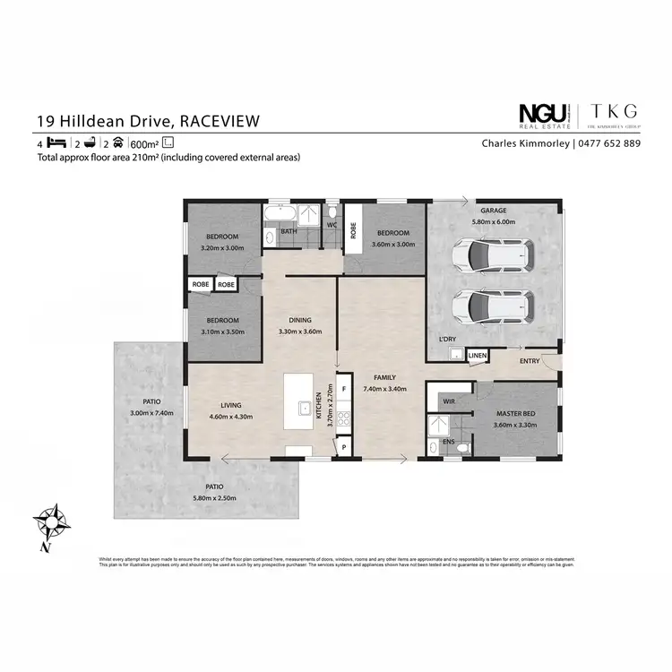 Floorplan of Homely house listing, 19 Hilldean Drive, Raceview QLD 4305