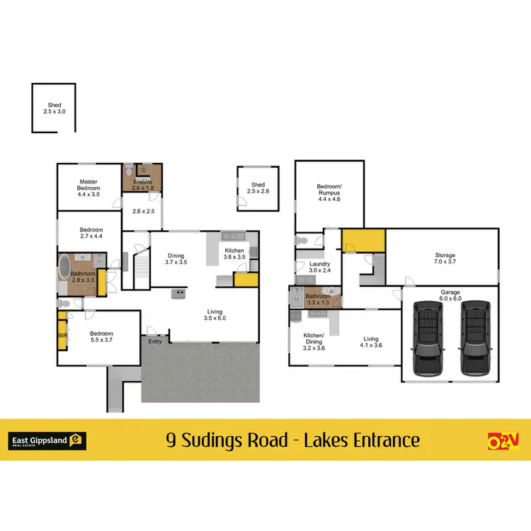 Floorplan of Homely house listing, 9 Sudings Road, Lakes Entrance VIC 3909