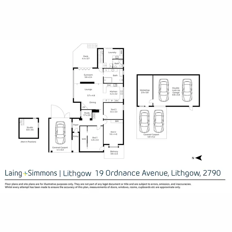 Floorplan of Homely house listing, 19 Ordnance Avenue, Lithgow NSW 2790
