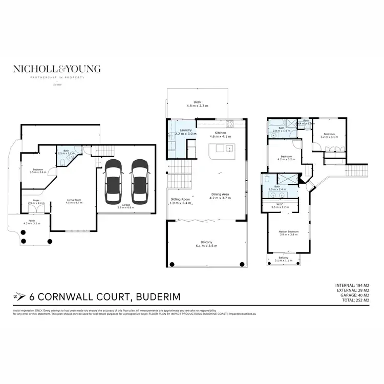 Floorplan of Homely house listing, 6 Cornwall Court, Buderim QLD 4556