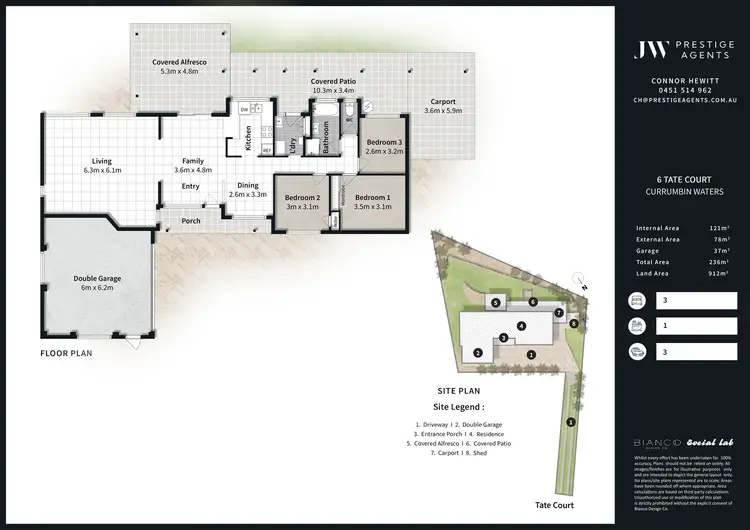 Floorplan of Homely house listing, 6 Tate Court, Currumbin Waters QLD 4223