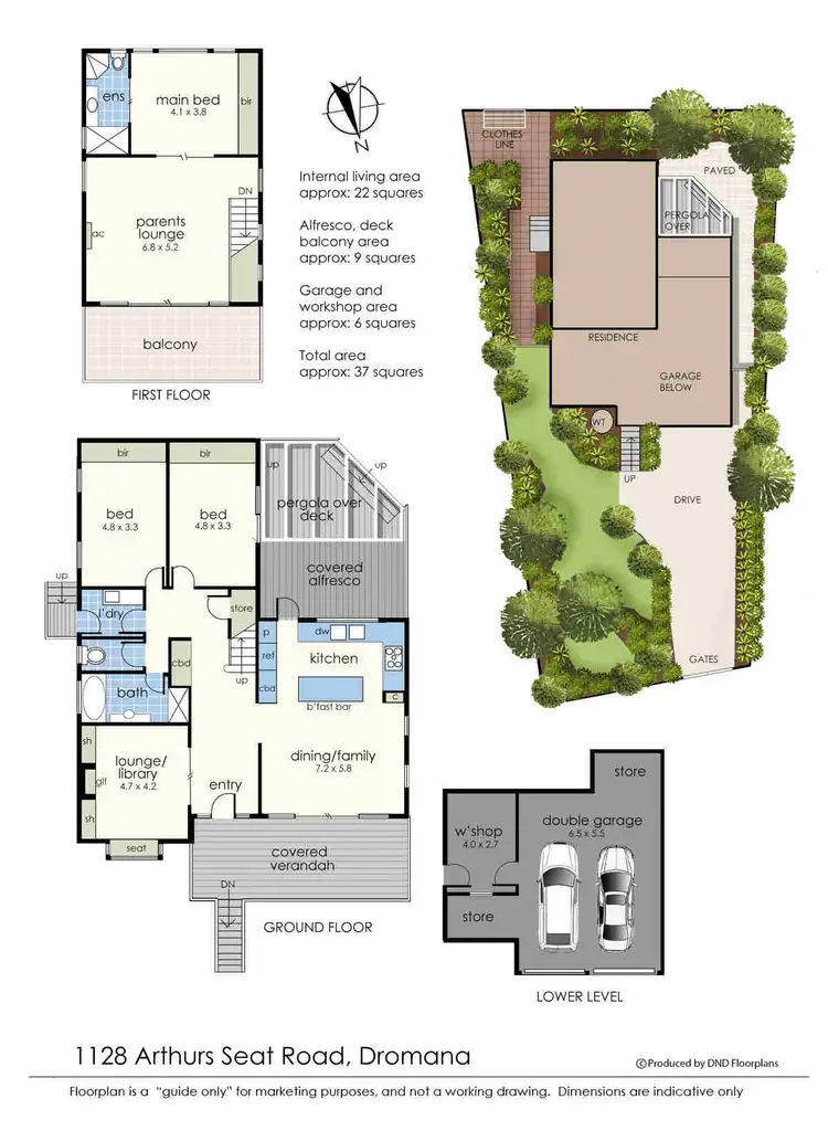 Floorplan of Homely house listing, 1128 Arthurs Seat Road, Dromana VIC 3936