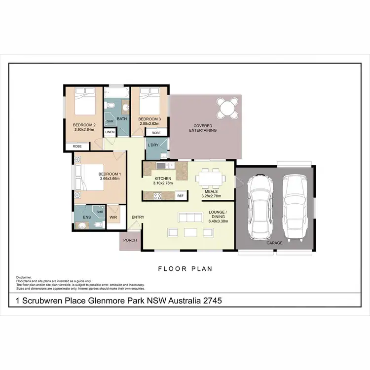 Floorplan of Homely house listing, 1 Scrubwren Place, Glenmore Park NSW 2745