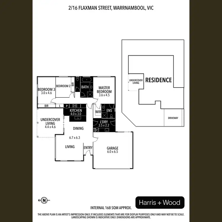 Floorplan of Homely unit listing, 2/16 Flaxman Street, Warrnambool VIC 3280