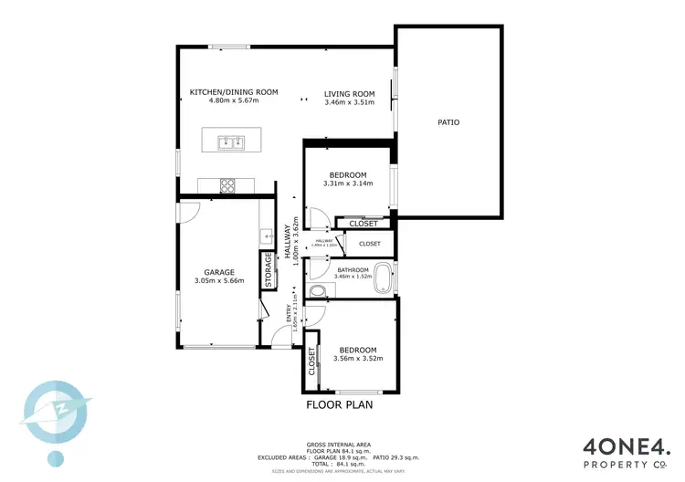 Floorplan of Homely unit listing, 6/15 Morrison Street, Brighton TAS 7030