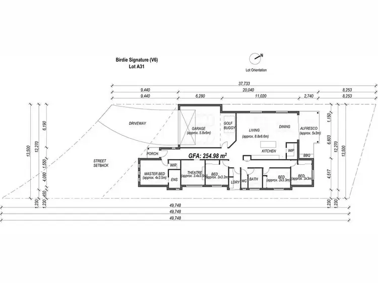 Floorplan of Homely land listing, 64 Ledbury Circuit, Wodonga VIC 3690