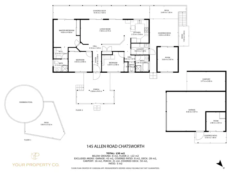 Floorplan of Homely house listing, 145 Allen Road, Chatsworth QLD 4570
