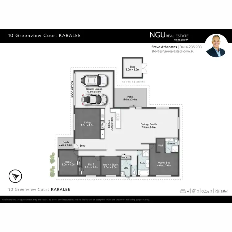 Floorplan of Homely house listing, 10 Greenview Court, Karalee QLD 4306