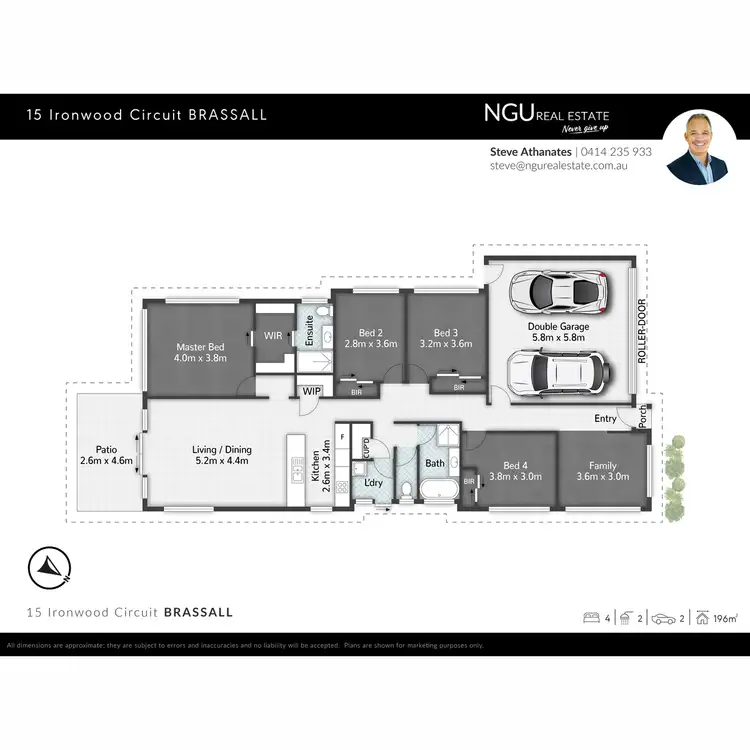 Floorplan of Homely house listing, 15 Ironwood Circuit, Brassall QLD 4305