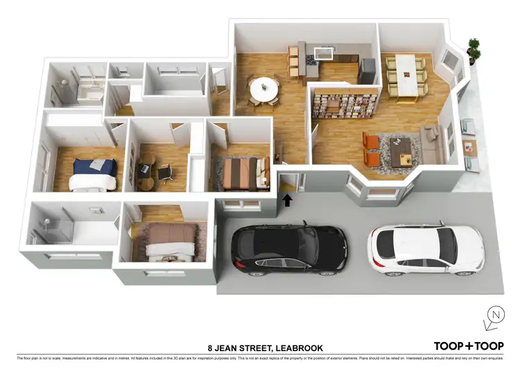 Floorplan of Homely house listing, 8 Jean Street, Leabrook SA 5068
