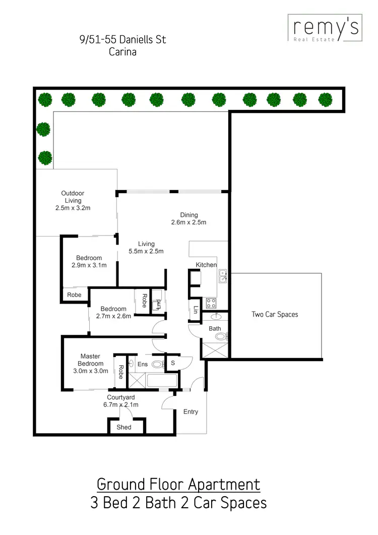 Floorplan of Homely apartment listing, 9/51-55 Daniells Street, Carina QLD 4152