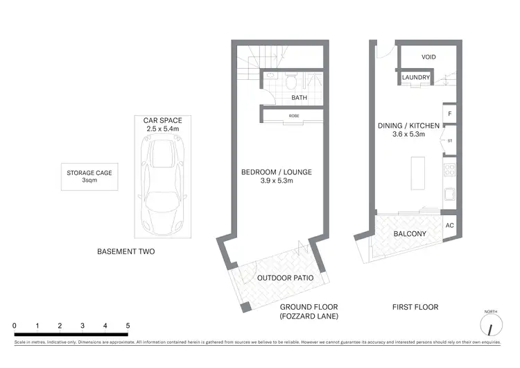 Floorplan of Homely apartment listing, 2/3 Fozzard Lane, Petersham NSW 2049